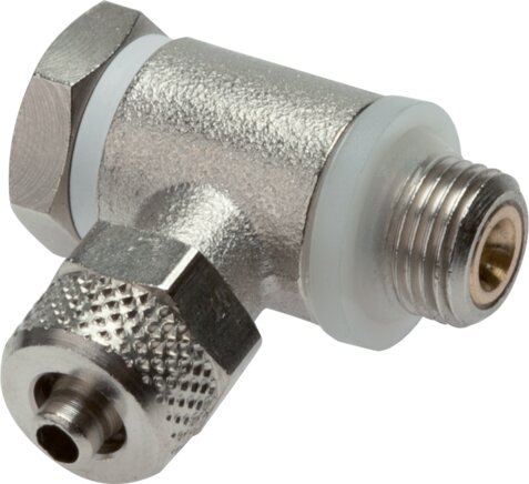 Exemplary representation: Throttle check valve with slotted screw