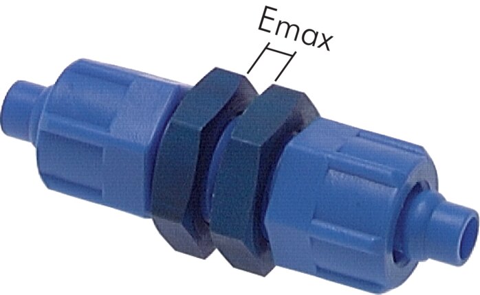 Exemplary representation: CK bulkhead fitting, plastic (POM)